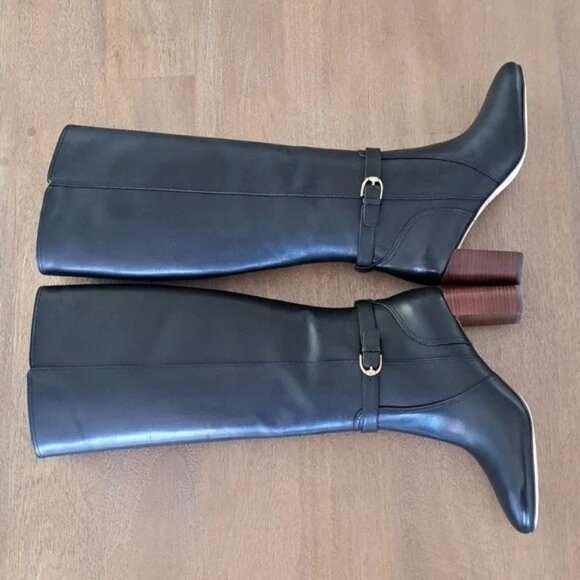 Cole Haan Glendale Tall Boot - Color: Black Leather - Size: Women 7 - Picture 6 of 9